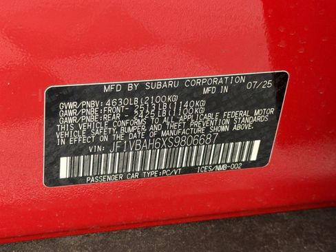Used 2025 Subaru WRX Premium AWD/4WD image 22