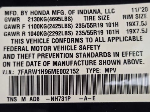Used 2021 Honda CR-V Touring image 33