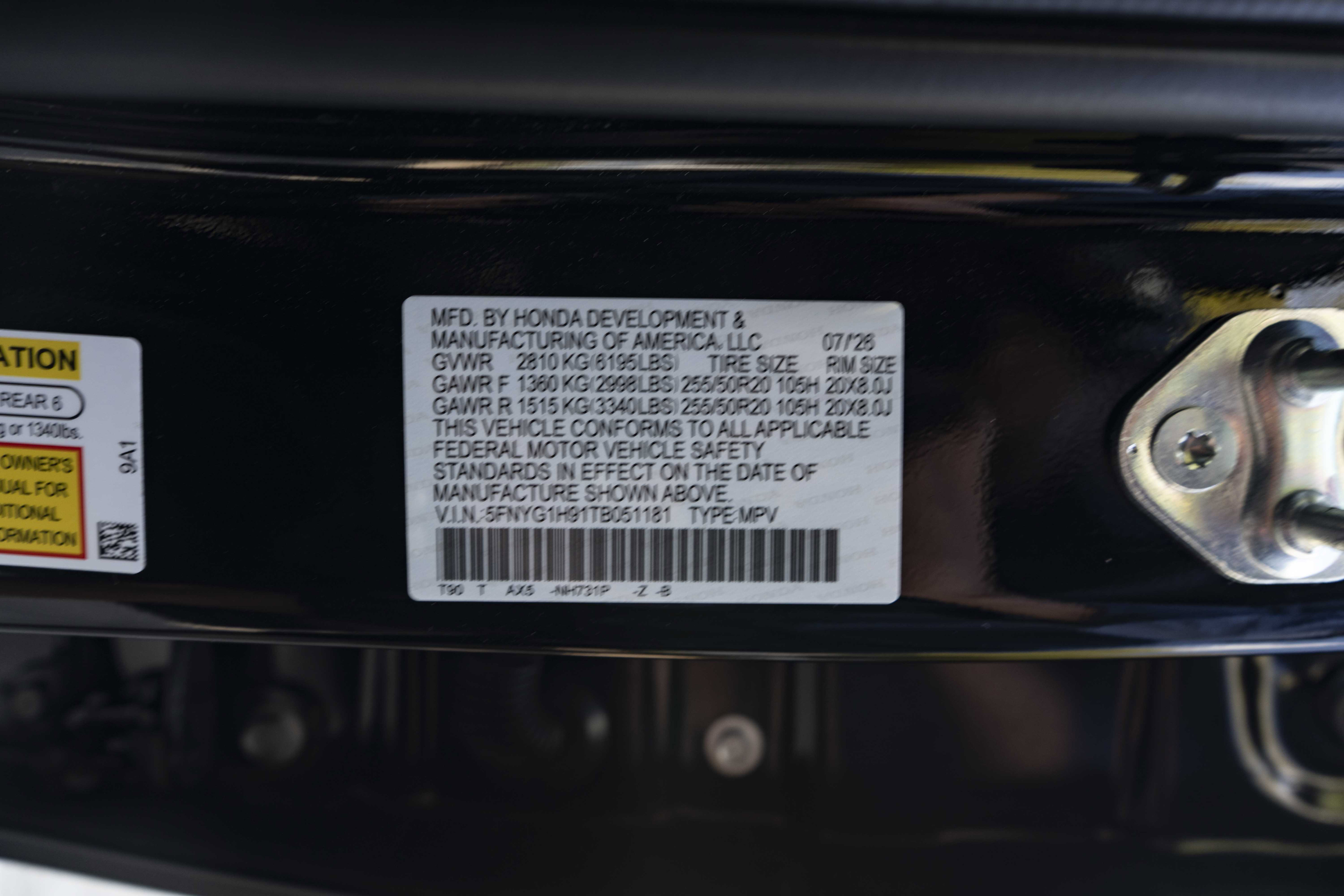 Used 2026 Honda Pilot Black Edition image 49