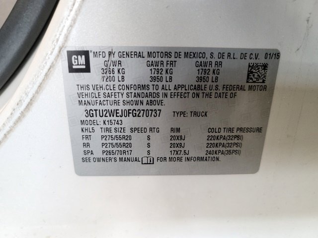 Used 2015 GMC Sierra 1500 Denali AWD/4WD image 17