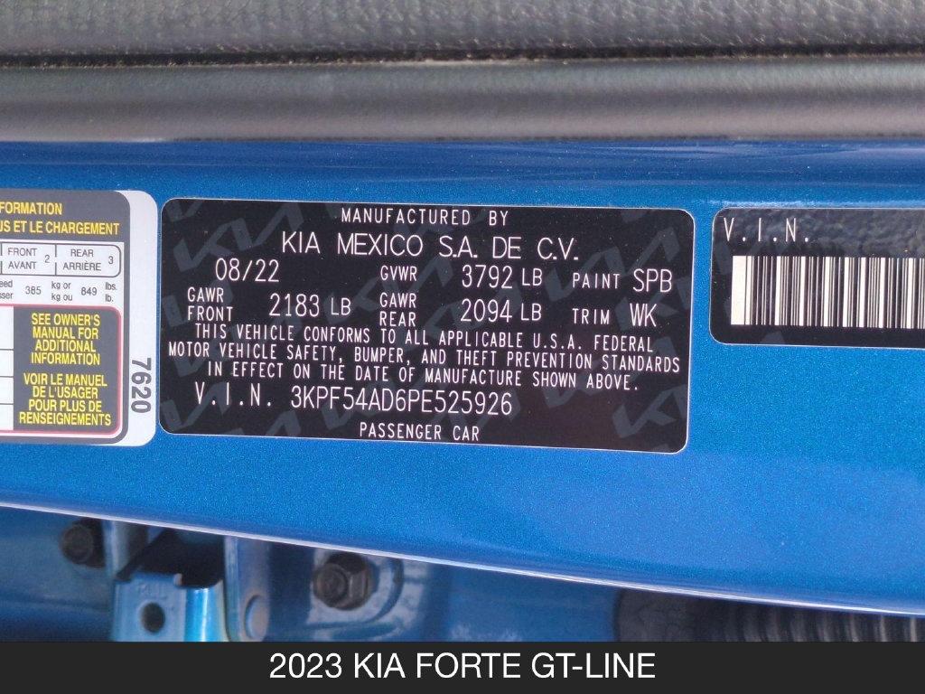 Used 2023 Kia Forte GT-Line w/ GT-Line Premium Package FWD image 26