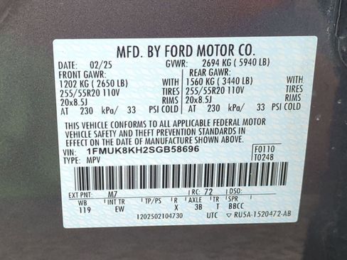 Used 2025 Ford Explorer ST-Line AWD/4WD image 33