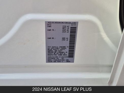 Certified 2024 Nissan Leaf SV Plus FWD image 25