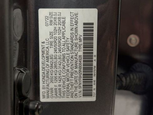 Used 2022 Honda Pilot Special Edition image 21