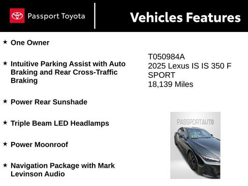 Used 2025 Lexus IS 350 F Sport AWD/4WD image 6