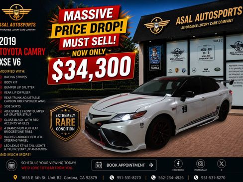 Used 2019 Toyota Camry XSE w/ Driver Assist Package FWD image 1