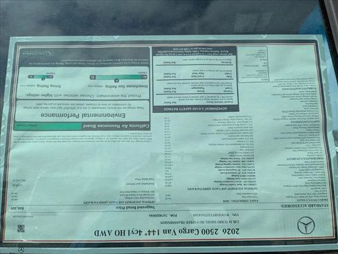 New 2026 Mercedes-Benz Sprinter 2500 image 17