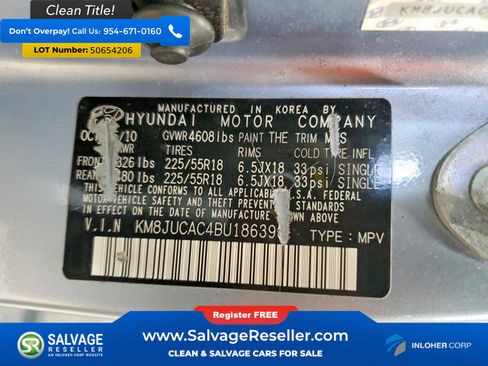 Used 2011 Hyundai Tucson Limited w/ Premium Pkg 3 AWD/4WD image 17