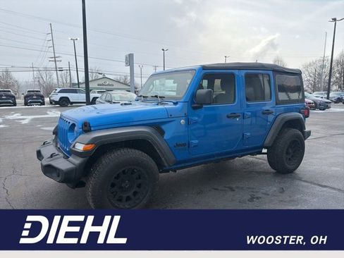 Used 2021 Jeep Wrangler Unlimited Sport image 1