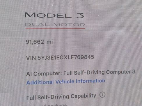 Used 2020 Tesla Model 3 Performance AWD/4WD image 2