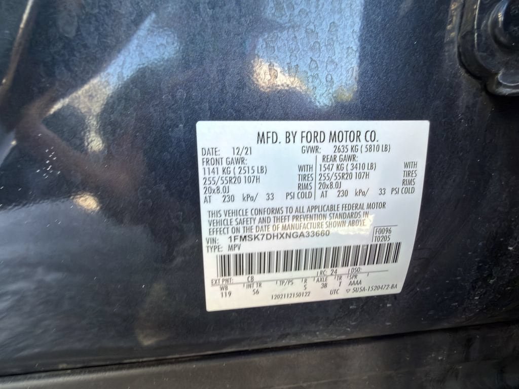 Used 2022 Ford Explorer XLT w/ Equipment Group 202A RWD image 37