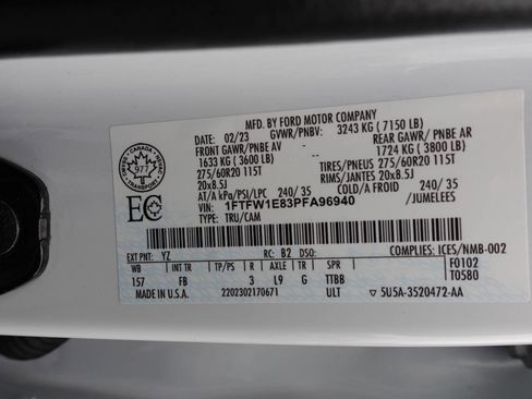 Used 2023 Ford F150 XLT w/ Equipment Group 302A High image 17