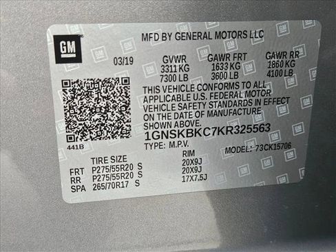 Used 2019 Chevrolet Tahoe LT w/ LT Signature Package image 28