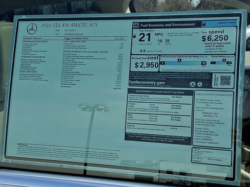 New 2026 Mercedes-Benz GLE 450 4MATIC image 19