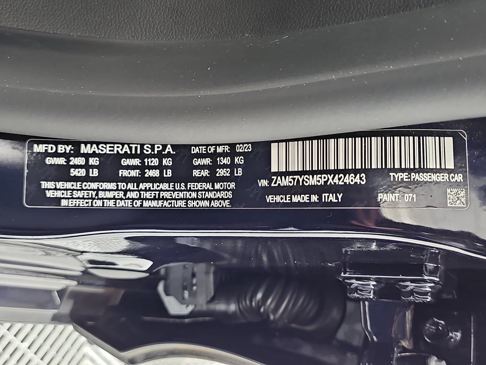 Used 2023 Maserati Ghibli Modena RWD image 34