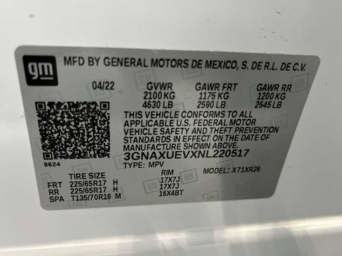Used 2022 Chevrolet Equinox LT AWD/4WD image 24