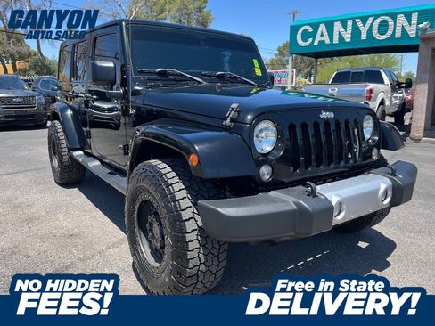 Used 2015 Jeep Wrangler Unlimited Sahara w/ Connectivity Group AWD/4WD image 1