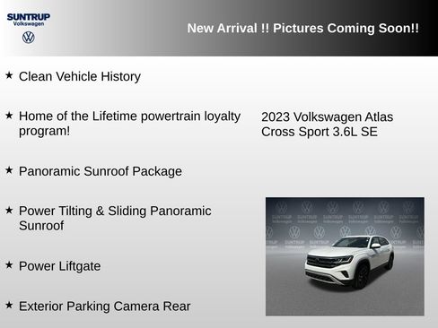 Used 2023 Volkswagen Atlas Cross Sport SE w/ Panoramic Sunroof Package FWD image 6