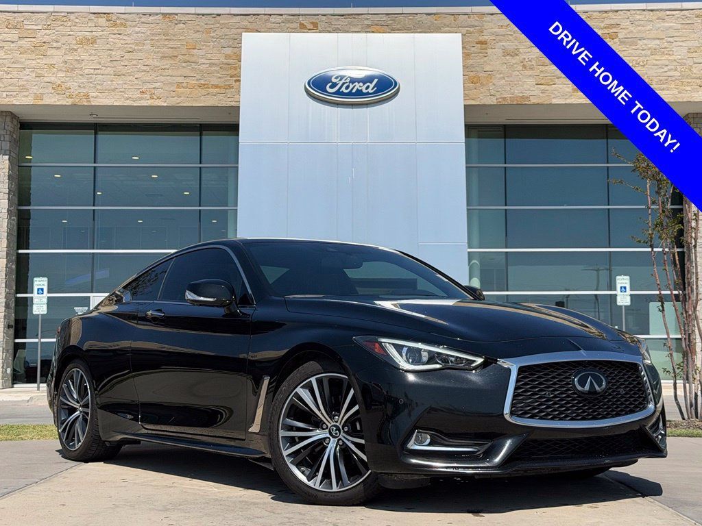 Used 2021 INFINITI Q60 3.0t Luxe w/ Cargo Package RWD image 1