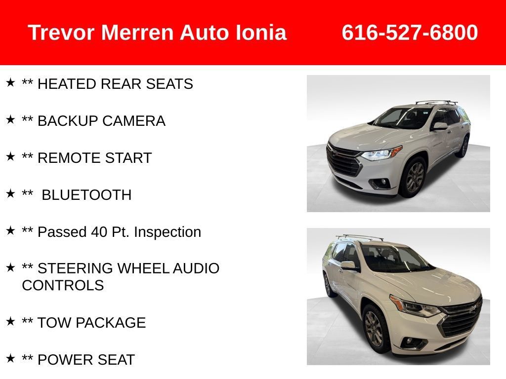 Used 2021 Chevrolet Traverse Premier w/ LPO, Floor Liner Package AWD/4WD image 14