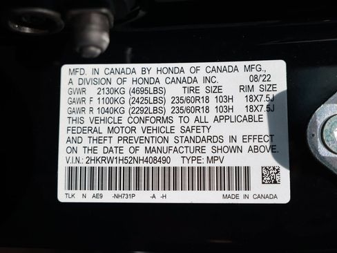 Used 2022 Honda CR-V EX image 39