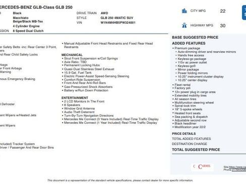 Used 2023 Mercedes-Benz GLB 250 GLB 250 w/ Premium Package image 3