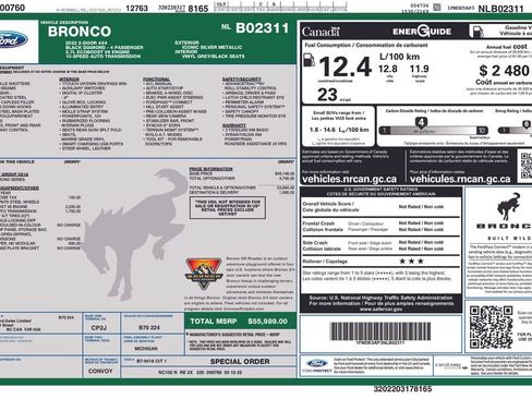 Used 2022 Ford Bronco Black Diamond AWD/4WD image 41
