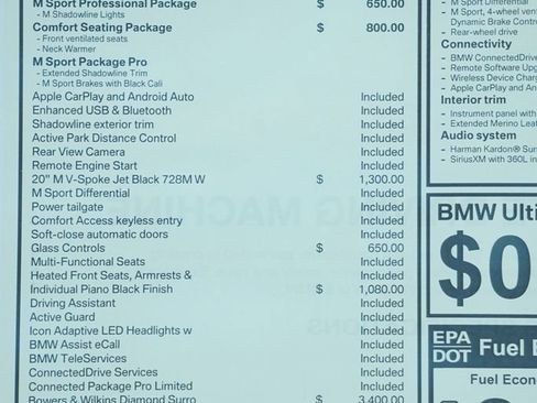 Used 2026 BMW 840i Convertible w/ Comfort Seating Package RWD image 11