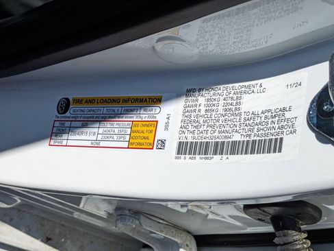 Certified 2025 Acura Integra A-Spec FWD image 32