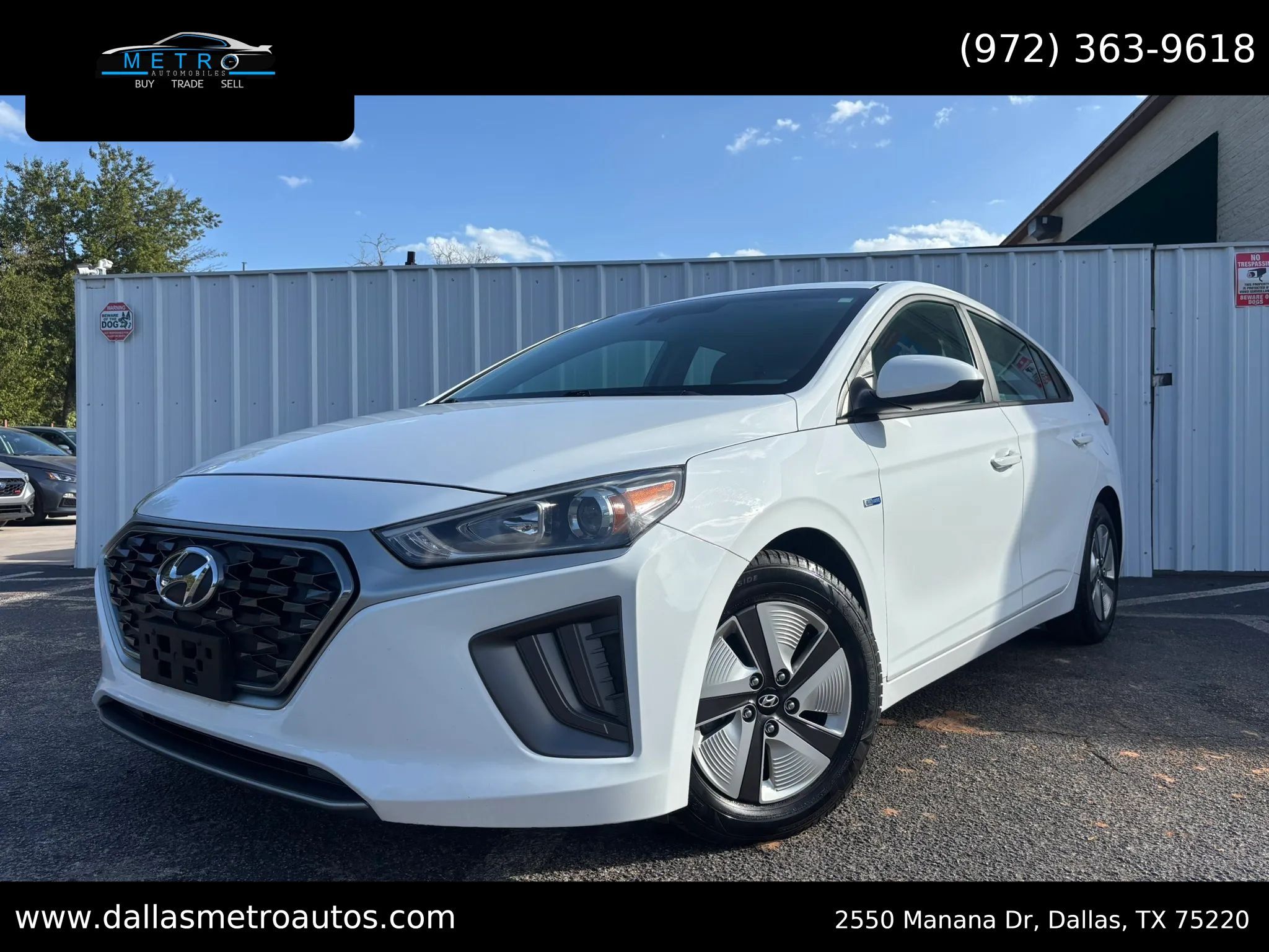 Used 2020 Hyundai Ioniq Blue FWD image 1