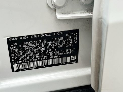 Used 2024 Honda HR-V EX-L image 30
