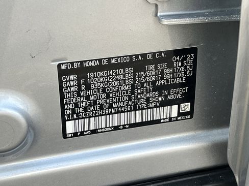 Certified 2023 Honda HR-V LX image 23