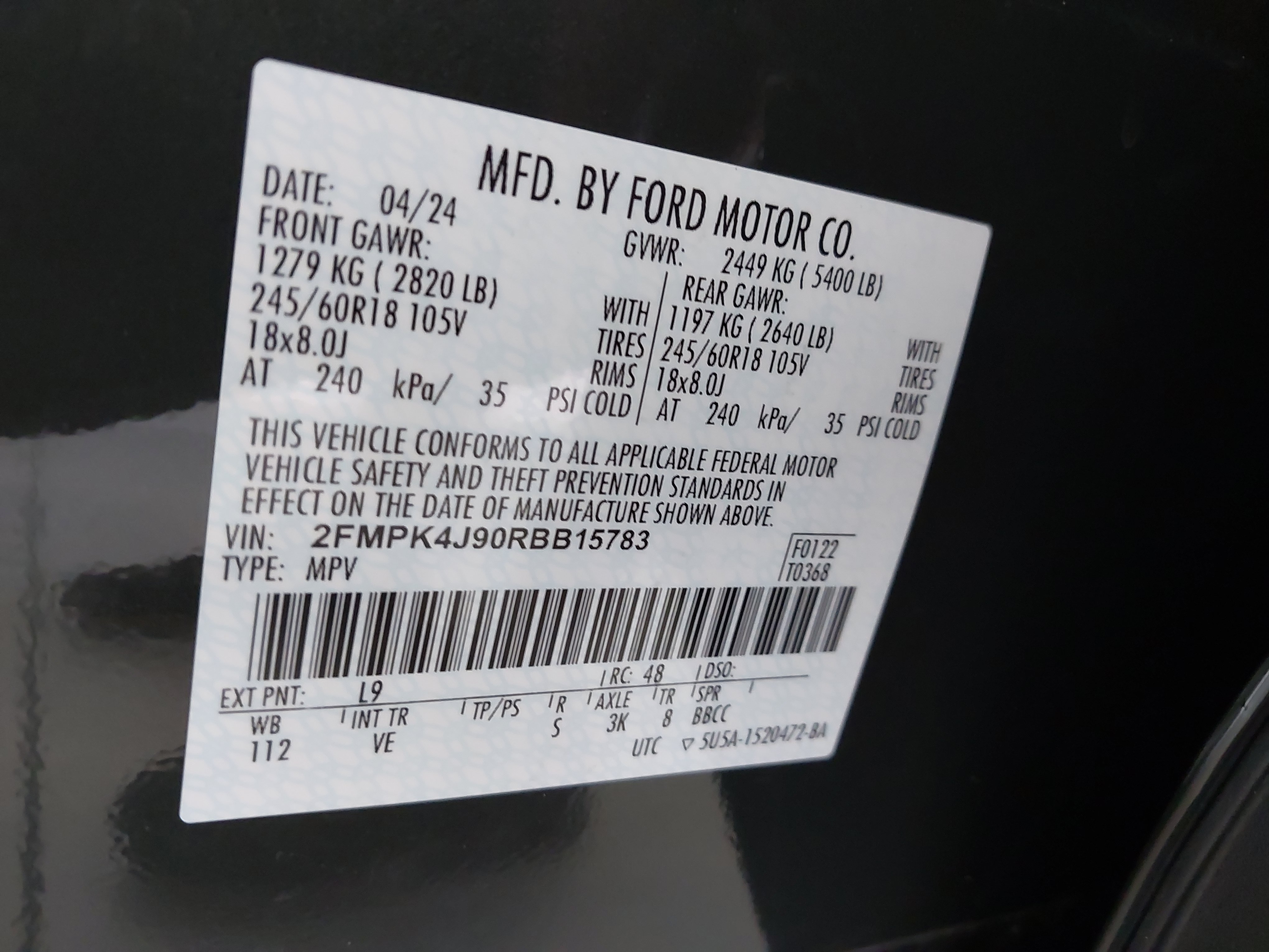 Used 2024 Ford Edge SEL w/ Convenience Package AWD/4WD image 31