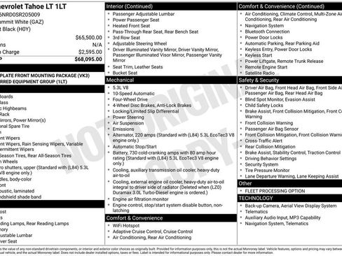 Used 2025 Chevrolet Tahoe LT AWD/4WD image 6
