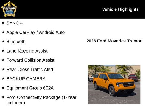New 2026 Ford Maverick Tremor AWD/4WD image 2