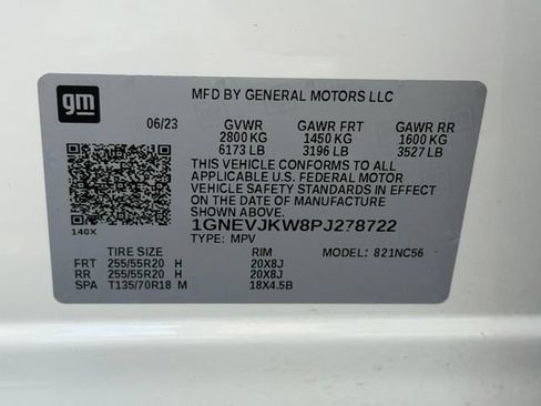 Certified 2023 Chevrolet Traverse RS AWD/4WD image 23