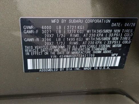 New 2026 Subaru Ascent Limited AWD/4WD image 19