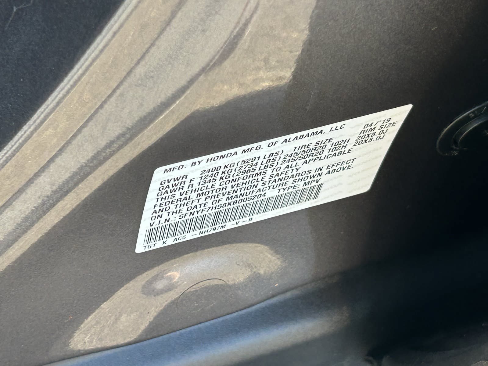Used 2019 Honda Passport EX-L image 36