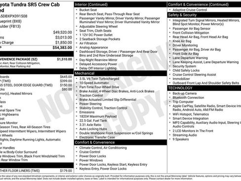 Used 2023 Toyota Tundra SR5 w/ SR5 Convenience Package AWD/4WD image 5