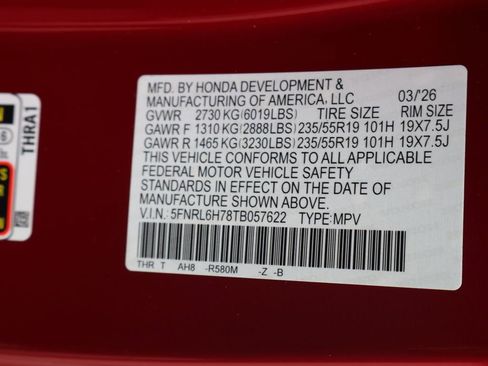 New 2026 Honda Odyssey Sport-L image 42