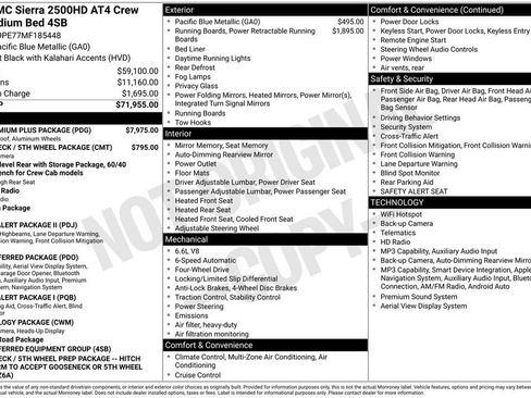 Used 2021 GMC Sierra 2500 AT4 w/ AT4 Premium Plus Package AWD/4WD image 2