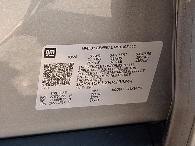 Certified 2024 Cadillac Escalade Sport Platinum w/ LPO, ONYX Package AWD/4WD image 28