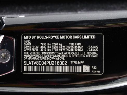 Certified 2023 Rolls-Royce Cullinan Black Badge w/ Driver's Package image 19