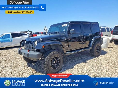 Used 2014 Jeep Wrangler Unlimited Sahara w/ Connectivity Group AWD/4WD image 1