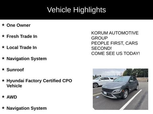 Certified 2023 Hyundai Kona SEL w/ Convenience Package image 4