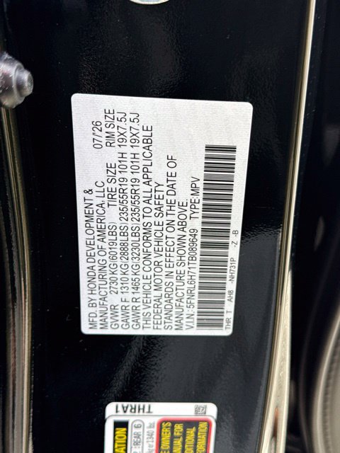 New 2026 Honda Odyssey Sport-L image 26