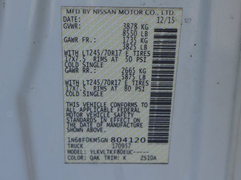 Used 2016 Nissan NV 1500 SV image 41