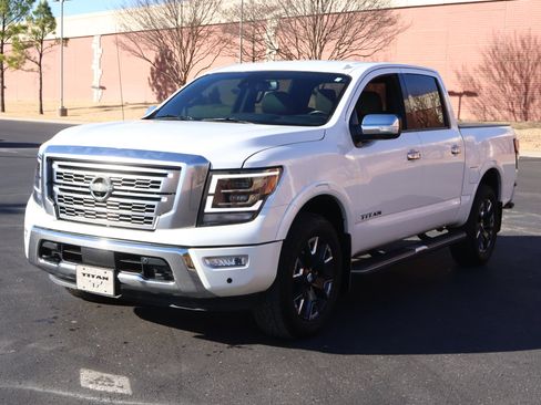 Used 2021 Nissan Titan Platinum Reserve w/ Off Road Protection Package image 32