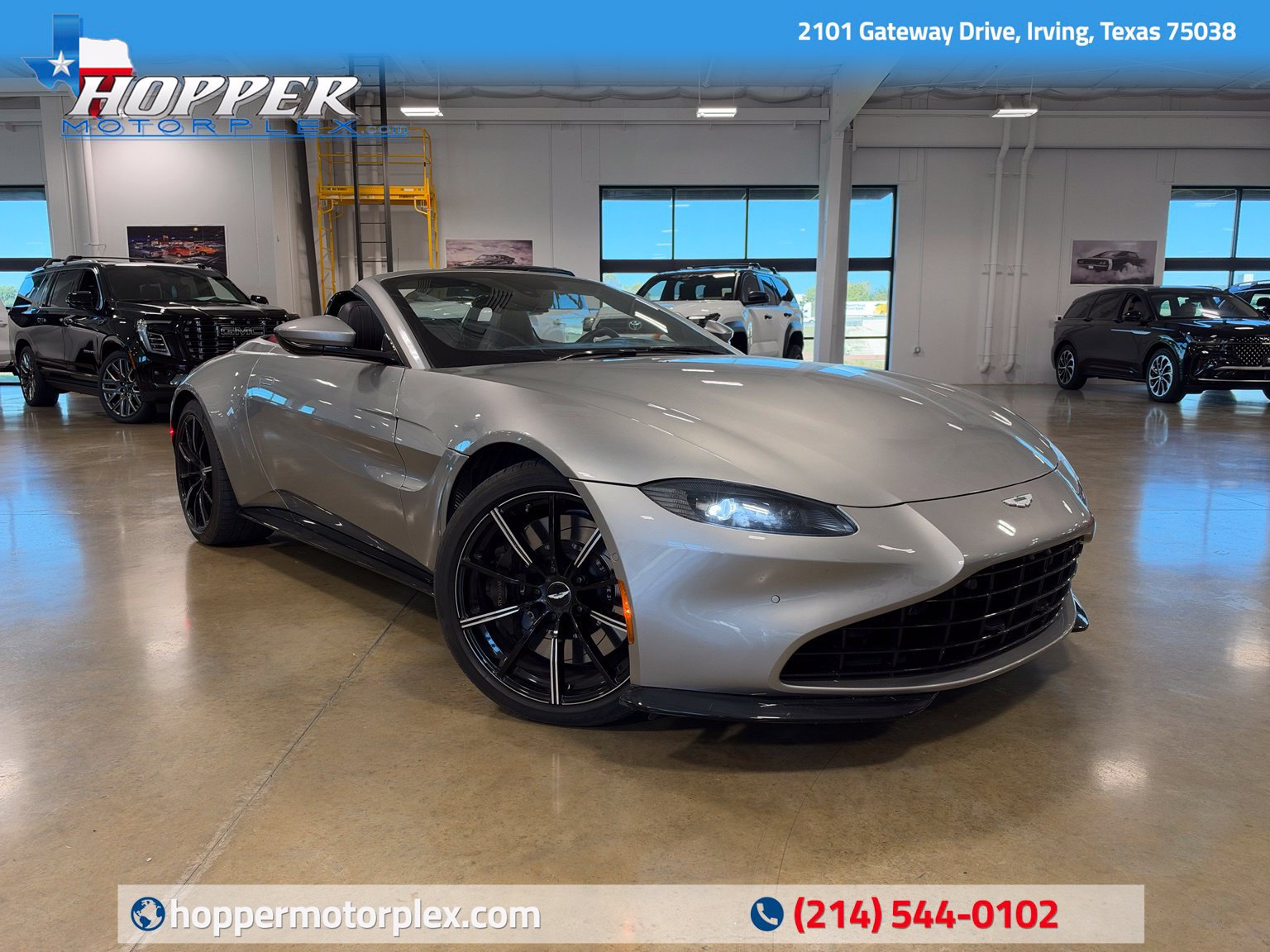 Used 2021 Aston Martin V8 Vantage Roadster RWD image 1