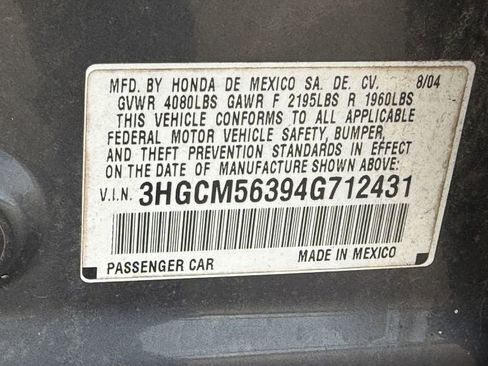 Used 2004 Honda Accord LX image 13